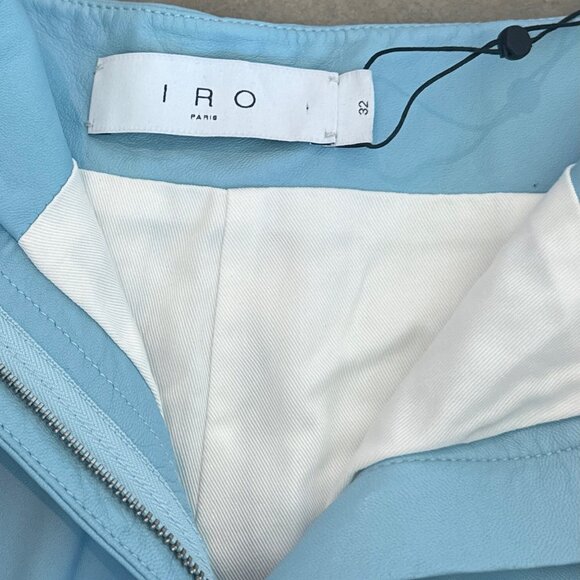 BRAND NEW IRO Paris Leather Shorts - Picture 3 of 8